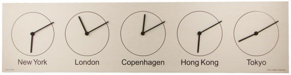Weltzeituhr Five-O-Clock