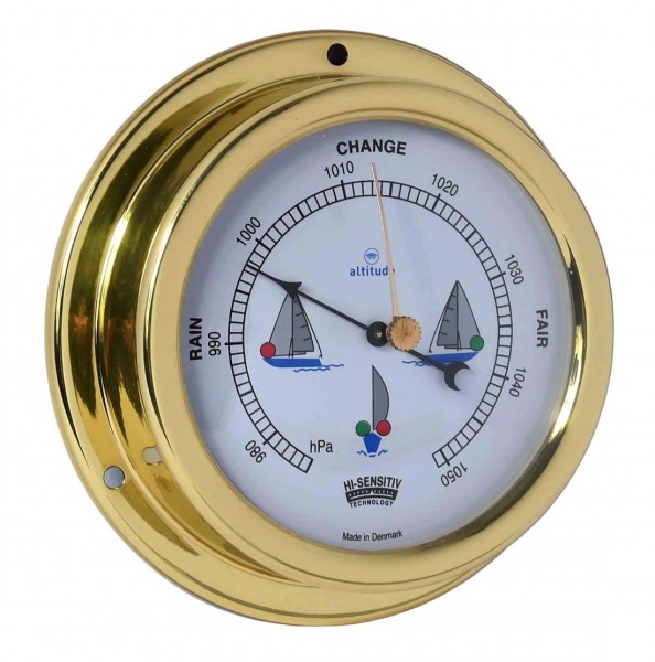 Altitude Barometer 858NLB Messing 125mm