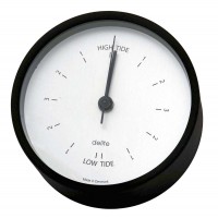 Clausen Tidenuhr Edelstahl schwarz lackiert 100mm Clausen Tidenuhr Edelstahl schwarz lackiert 100mm