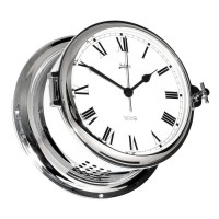 Schatz Royal Glasenuhr chrom römisch  Ø180mm Schatz Royal Glasenuhr chrom römisch  Ø180mm