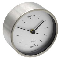 Clausen Tidenuhr Edelstahl gebürstet 100mm Clausen Tidenuhr Edelstahl gebürstet 100mm