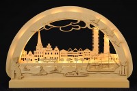 Schwibbogen LED Travemünde 300x400mm Schwibbogen LED Travemünde 300x400mm