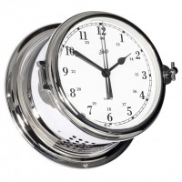 Schatz Royal Schiffsuhr Chrom arabisch 180mm Schatz Royal Schiffsuhr Chrom arabisch 180mm